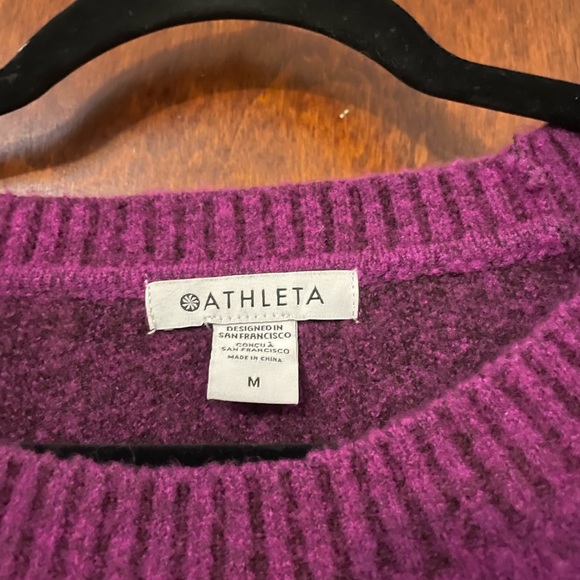 Athleta Hawthorn Textured Merino Wool Ombre Sweater Size M - Picture 4 of 5